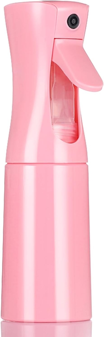 Spray Bottle, Fine Mist Spray Bottle for Hair, Ultra-Fine Continuous Spray Bottle for Skincare, Plant Care, Pet Grooming, Cleaning and Disinfection, Refillable Spray Container (1Pcs Pink 6.8oz/200ml)