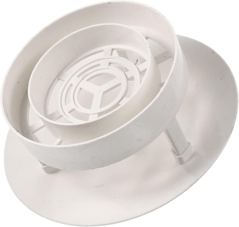 Pipe Rain Cap Chimney Cap Replacement Spark Arrestor Stove Pipe Chimney Caps Wood Stove Chimney Kit Funnel Cover Chimney Cover Accessory Rainproof Protective Cover PVC White