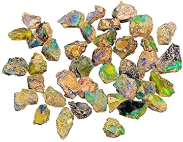 Opal Rough Natural Mix Ethiopian Raw Crystal Rock Gemstone for Jewelry Making, Wire Wrapping, DIY, Healing Rings Crystals, Pendants, Wedding Gift