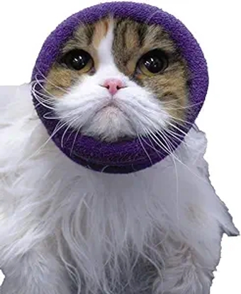 Happy Hoodie The Original Calming Band for Dogs & Cats - for Anxiety Relief – Noise Canceling for Fireworks, Thunderstorms, Pet Grooming & Force Drying - Dog Calming Aid Since 2008 (XS, Purple)
