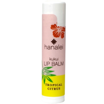 Lip Balm and Moisturizer - Natural Kukui Oil and Beeswax Lip Moisturizer to Hydrate and Replenish Dry, Chapped Lips - Made in USA - Tropical Citrus