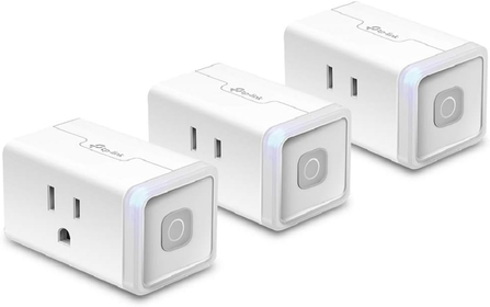 Plug HS103P3,  Home Wi-Fi Outlet Works with Alexa, Echo, Google Home & IFTTT, No Hub Required, Remote Control,15 Amp,UL Certified, 3-Pack , White