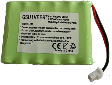 300-06868 7.2V 600mAh Battery Compatible with Honeywell 8DLLKP500 8DLTSSCBASE1 8DLWLTP100 WLTP100 LKP500 Lyric Smart Peripheral Wireless Keypad TouchPad ADT