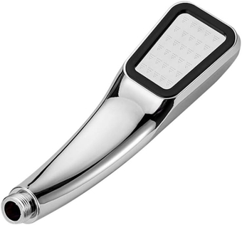 OVERMAL High Pressure Handheld Shower Head with Powerful Shower Spray Against Low Pressure Water Supply Pipeline, Multi-functions, Flow Regulator, Chrome Finish (A)
