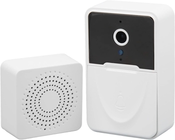 Smart Video Doorbell, X3 WiFi Video Doorbell Camera Visible Two Way Voice Wireless Doorbell Camera, Night Vision HD Door Doorbell Camera for Home