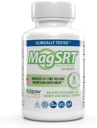 MAG SRT Magnesium Supplement (Mag SRT, 120 Count (Pack of 1))