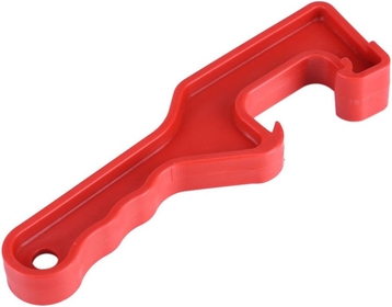 Plastic Bucket Pail Paint Can Lid Opener Opening Tool For Home Office Garage(Red)
