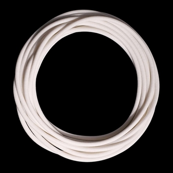 Ququyi Silicone Foam Strip, (3/16" Dia) Soundproofing Windows Sealing Strip, Round, 16.4FT.