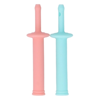 Baby Gas Reliever, 12pcs Gas Colic Reliever Silicone Infant Gas Colic Reliever Green Pink Gently Safe Disposable Relieve Bloating for Newborns Baby