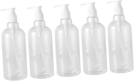 5pcs Travel Pump Bottle Foam Hand Soap Dispenser Dish Soap Dispenser Foam Soap Dispenser Travel Toiletries Cream Bottle Refillable Cosmetic Bottles Hand Wash Bottle Liquid Bottled