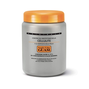 GUAM Anti Cellulite Seaweed Wrap ORIGINAL FORMULA | Skin Tightening Cellulite Treatment For Thighs And Legs Inches Reduction - Hot Mud Thigh Wraps For Cellulite Removal, 1KG | By  Beauty