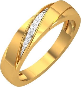 Diamond Ring For Women And Girls In 14k Solid Gold Ring Diamond Size 1.22 MM 1.32 MM Diamond Weight :- 0.05 CTW Gold Weight 3.31 GM Diamond Piece - 6