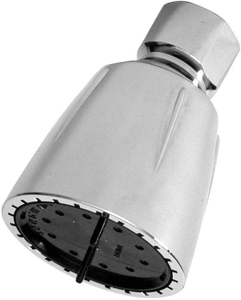 80480 Showerhead, 2.5 Gpm, 1/2 in IPS, Plastic, Chrome Plated