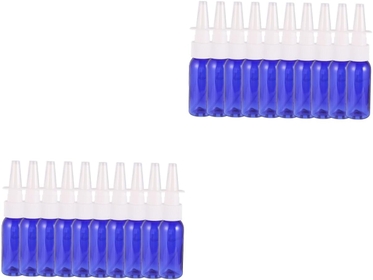 20 pcs sprayer Fine Mist spray bottle brine glass bottle spray bottle nasal drop bottle watering can nasal Mist Sprayers Glass cosmetic bottle filling Spray bottle fine mist