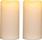 2PCS/ D4"xH8" Built-in Timer (Warm Yellow)