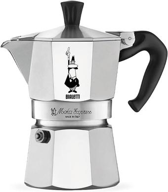 - Moka Express: Iconic Stovetop Espresso Maker, Makes Real Italian Coffee, Moka Pot 9 Cups (14 Oz - 420 Ml), Aluminium, Silver