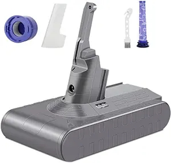 Upgraded 6000mAh 21.6V Battery Replacement for V8, Absolute V8 Animal V8 Motorhead V8 Fluffy Exclusive Cordless V8 Vacuum Cleaner