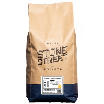 Cold Brew Coffee, Breakfast Blend, Low Acid, 100% Arabica, Gourmet Coffee, Medium Roast, Coarse Ground, 5 LB