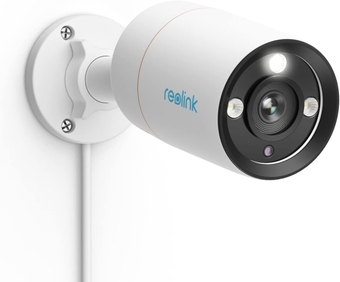 12MP PoE IP Camera Outdoor, Bullet Surveillance Cameras for Home Security, Smart Human/Vehicle/Pet Detection, 700lm Color Night Vision, Two Way Talk, Up to 256GB microSD Card, RLC-1212A