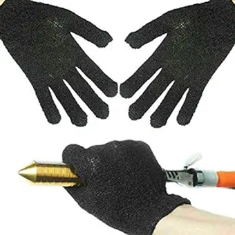 Heat Resistant Glove/Safety Gloves for Hair Styling, Curling Iron, Flat Iron and Curling Wand 1 Pair