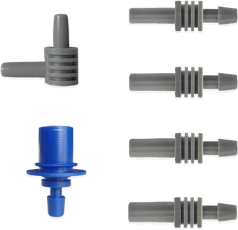 Replacement Blood Pressure Cuff Connectors Adapter, 6 Different Types of Connectors are Compatible with Almost All Bp Monitors