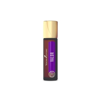 Valor Roll-On 10 ml - Essential Oil with Aroma Theraphy. It Contains Frankincense, Black Spruce, Blue Tansy, Camphor Wood, and Geranium, Yoga and Meditation