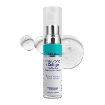 Transformative Hyaluronic Acid Serum for Face + 5% Niacinamide + Collagen Peptides + Matrixyl 3000 Face Serum – Ultimate Potent Anti-Aging Hydrating Formula - 1 fl oz