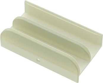 M6219 Shower Door Bottom Guide & 1/2 in Channels Fits for Sliding(top Hung) Shower Door(tub Enclosure) Systems, Glass Shower Door Track Guide, Shower Door Replacement Parts