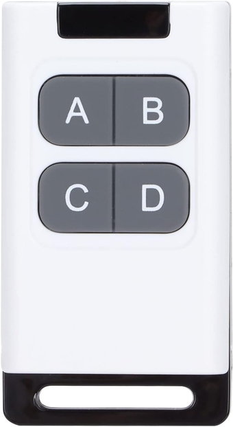 Wireless Cloning Remote Control, 4 Channel 433Mhz RF Remote Relay Switch, Universal for Garage Doors, Home Security, Fast Copy Data, Portable Mini