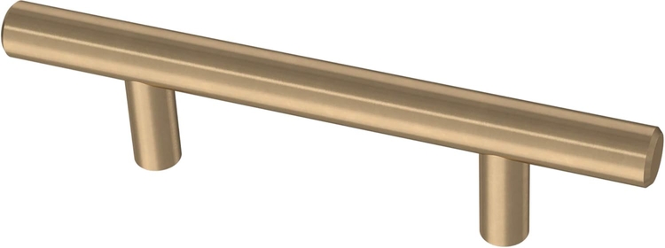 Bar Cabinet Pull, Champagne Bronze, 3 in (76mm) Drawer Handle, 10 Pack, BAR076Z-CZ-B