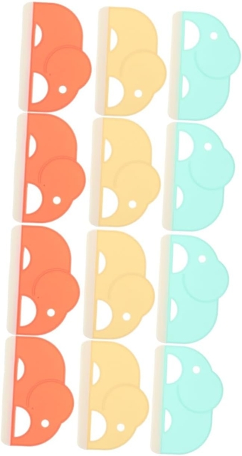12 Pcs Wiper Rust Stain Remover Stainless Steel Scratch Remover Squeegee Shower Glass Shower Scraper Scrubber Pad for Hand Held Shower Rust Remover Rejuvenate Clean Pp Gift