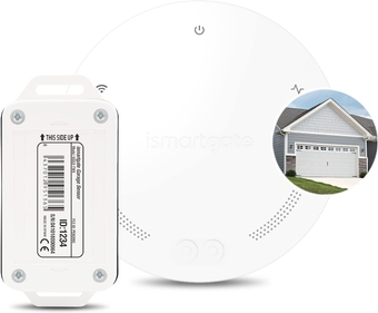 ismartgate Mini Smart Garage Door Opener Remote, APP Control, Compatible with  Alexa, Google Assistant, IFTTT, Compatible with All Garage Openers. Wireless Sensor Included.