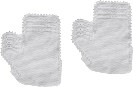 40 Pcs Dusting Gloves Damp Duster Hand Duster Microfiber Glove Artisans Dusting Mitt Microfiber Dusting Cloth House Cleaning Removal Gloves Non-woven Fabric Household White Plant