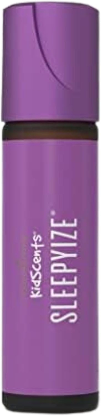 KidScents SleepyIze Roll-On - 10 ml - Calming Aroma of Lavender, Geranium, and Chamomile - Supports Relaxing Bedtime Atmosphere for Children
