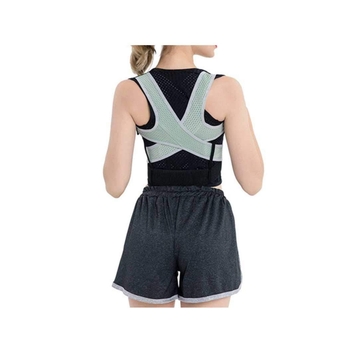 Adjustable Back Posture Corrector Clavicle Spine Back Shoulder Lumbar Brace Support Back Pain Relief Prevents Slouching (Color : D, Size : Large-XL)
