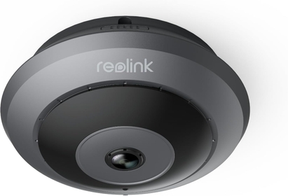 PoE IP Fisheye Camera with 360° View, 6MP Indoor Camera for Home/Office Security, Smart Human Detection, Two Way Talk, Ceiling/Wall/Desk Mount, Multiple Panoramic Display Views, FE-P