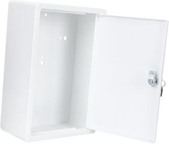 Box Case for Milk Metal Drop Case for Packages Milk Storage Organizer Shopping Baskets with Handles Milk Case for Home Locable Milk Case Outdoor Safe Large Plastic Locker
