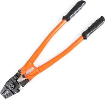 Hand Swager Crimper 14'' Wire Rope crimping Tool for Aluminum Copper Sleeve Ferrule 1/16” 5/64” 3/32” 7/64” 1/8” Cable Railing End Fitting Terminals, CT03, CT1