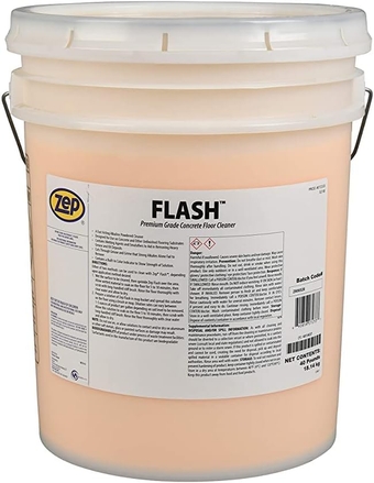 Flash Powdered Concrete Floor Cleaner - 40lb (Case of 1) 72333 - Removes Dirt, Grease and Grime (Business Customers Only)