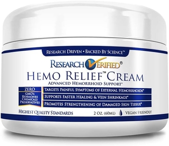 Hemo Relief Cream - Witch Hazel, Vitamin E, Aloe Vera - 2 Fl. Oz - 1 Cream