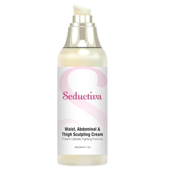 Seductiva Potent Cellulite Fighting Formula - Skin Firming and Tightening Lotion For Body, Fat Burning & Slimming Cream for Waist, Anti Cellulite Cream For Stomach & Thigh Sculpting Enhancement - 1 oz