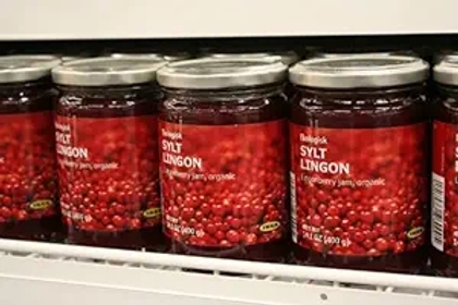 IKEA Sylt Lingon ORGANIC LINGONBERRY FRUIT SPREAD - Pack of 3
