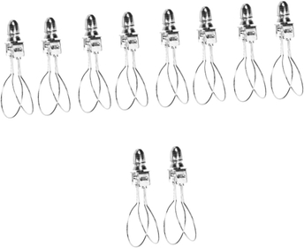 10 Pcs Light Bulb Clip Clamp on Lamp Adapter Lampshade Bulb Clip Lamp Shade Holder Clip Lampshade Holders Clip on Lamp Shade Adapter Lamp Harp Gold Lamp Bulb Clip Desk Lamp Metal
