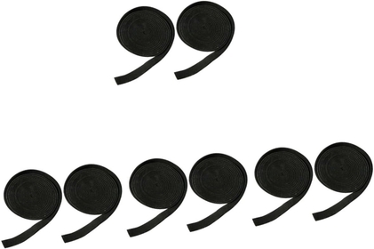 8 Pcs Self-Adhesive Felt Tape Felt Adhesive Strip Furniture Felt Strip Black Double-Sided Tape Self Adhesive Felt Tapes Self Adhesive Felt Strip Component Non-Slip Polyester Fiber