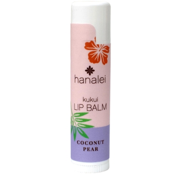Lip Balm and Moisturizer - Natural Kukui Oil and Beeswax Lip Moisturizer to Replenish and Repair Dry, Chapped Lips - Made in USA - Coconut Pear