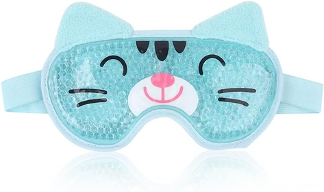 Ice Pack for Eyes Cold Compress Reusable Hot Cold Gel Eye Mask with Soft Plush Backing for Kids Girl
