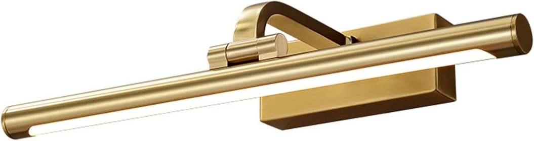 LED Bathroom Vanity Lights Over Mirror, All-copperWall Mounted Light Fixtures, Frame Picture Lighting, Wall Sconce Modern Bath Mirror Front Lamp ( Color : Gold , Size : 70cm )