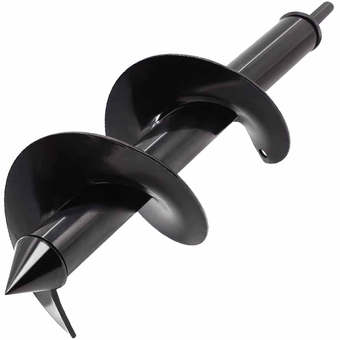 4"x12" Auger Drill Bit for Planting Digging Holes,Garden Plant Flower Bulb Auger Spiral Hole Drill Rapid Bulb Planter Earth Auger Bit Post or Umbrella Hole Digger for 3/8"Hex Drive Drill