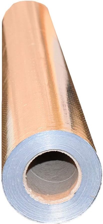 US Energy Products 1000sqft Radiant Barrier Solar Attic Foil Reflective NASA Insulation 2x500 Perforated DIY Insulation Weatherization Water Proof/Meets Fire Codes/Made in USA