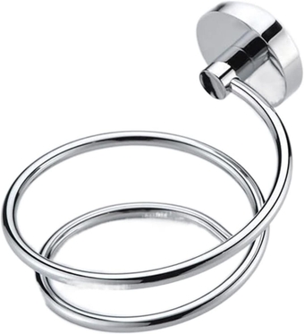 Hair Dryer Holder Stainless Steel Bathroom Hair Dryer Holder Hair Care Tools Holder Wall Mount Chrome Finished